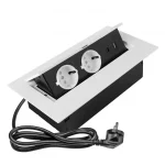 Újdonság Elosztó 2x 230V sch, USB A+C, 1,5m kábellel, fehér