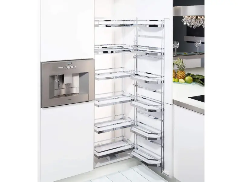 Vedd meg most Kesseböhmer TANDEM komplett szett 450/1700mm ARENAplus style Chrome/ Icewhite