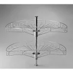Rácskosár 1/2-es 690mm P22 ezüst W4269-690 Exkluzív ajánlat