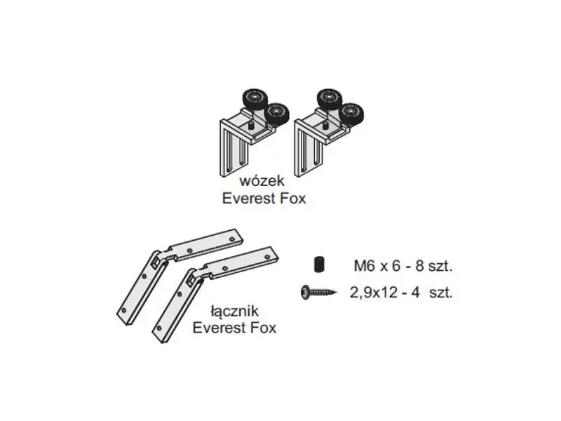 SEVROLL Görgő EVEREST+FOX grn. ÚJ Kedvezmény