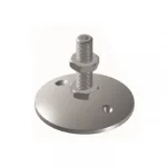 ZOBAL Gar.Oszlop áll.talp inox furattal Szuper akció
