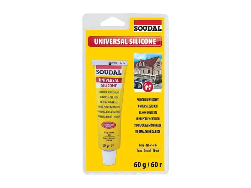 Vedd meg online SOUDAL Univerzális szilikon fehér bliszt 60g