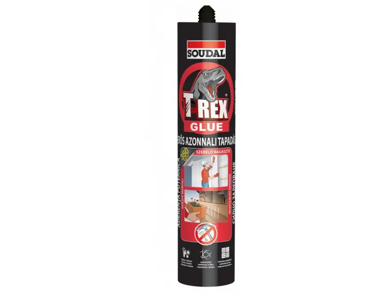 SOUDAL T-REX PIROS 380g Szerelőragasztó Olcsóbb
