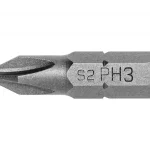 Outlet csavarhúzó bithegy PH2, 25 mm, S2 steel, PROFI, 5 db