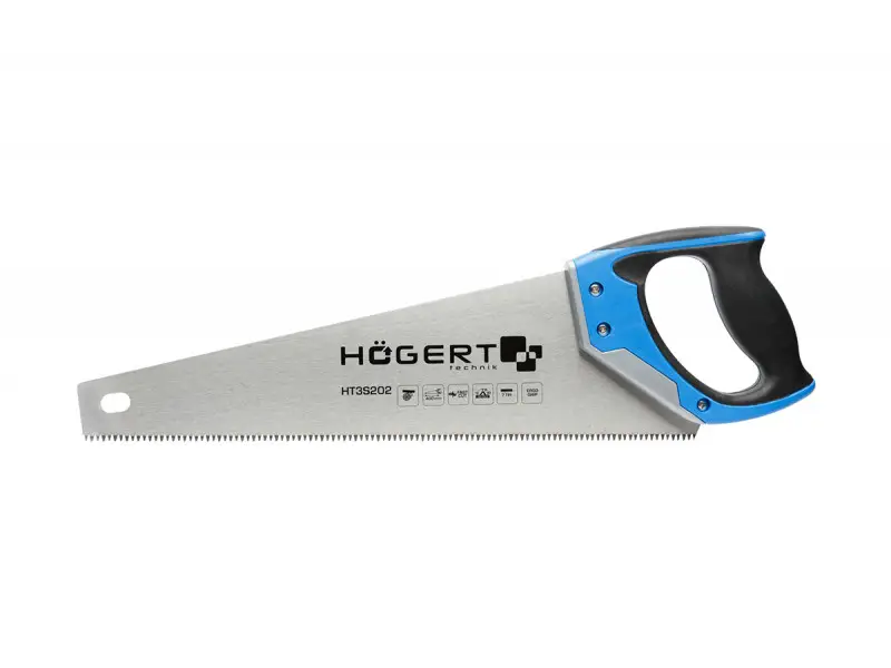 Kézi fűrész 400 mm, 7 TPI, háromoldalas borotvafog Azonnal elérhető