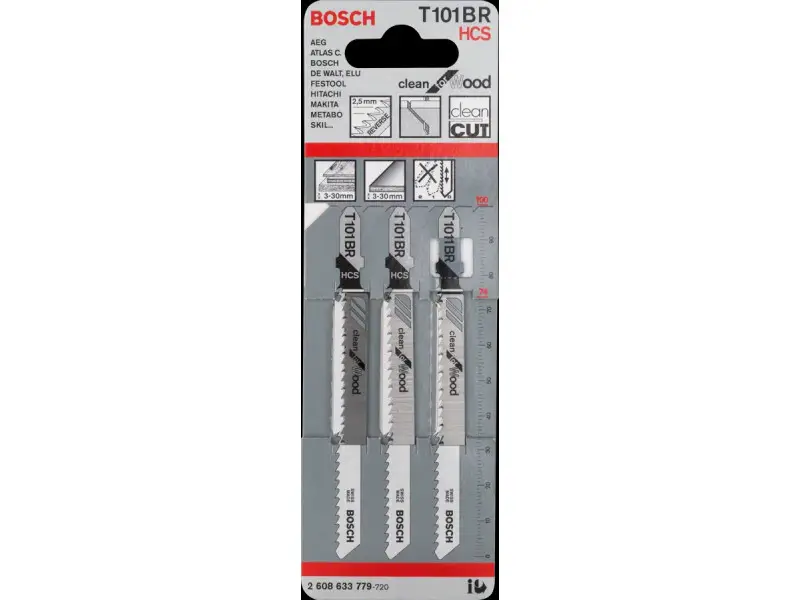 Dekopírlap fához BOSCH T101 BR (58454) Outlet