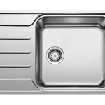 BLANCO LEMIS XL 6 S-IF Compact, mosogatótálca, forgatható, fényezett rozsdamentes acél, csaplyuk Exkluzív ajánlat