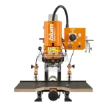 BLUM MINIPRESS P Fúró és vasalatbepréselő gép, függőleges fúrású, 400 V/50 Hz, Elszívó csatlakozó Biztonságos fizetés