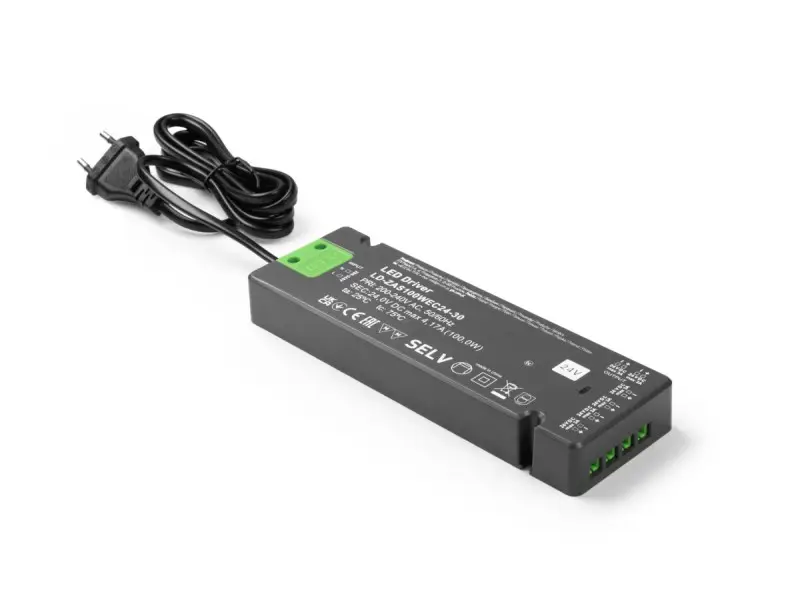 Különleges ajánlat LED trafó EASY-CLICK 220/24V IP20 100W gyorscsatlakozós