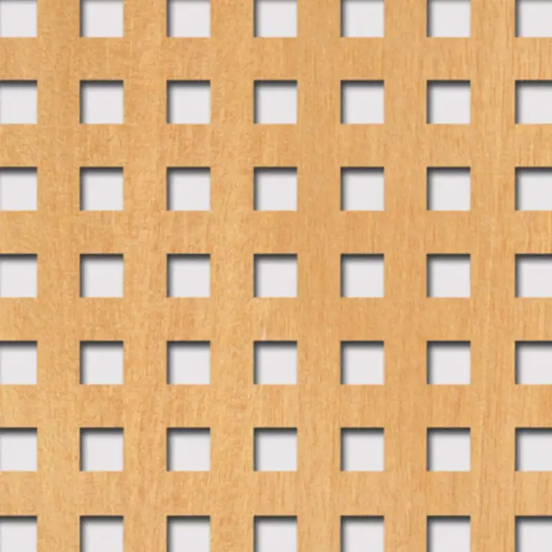 Expressz kézbesítés Legno furnérozott Hdf-Quadro 10-20 perforációval Anegré 1520x610x4mm