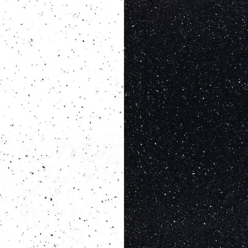 Kedvezmény Konyhai hátfal K217 GM White Andromeda/K218 GM Black Andromeda 4100x640x10mm