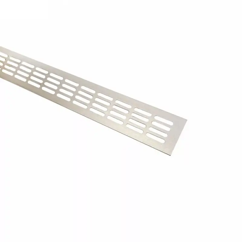 Szellőzőrács négyszög alakú 60x1000mm Aluminium Biztonságos fizetés