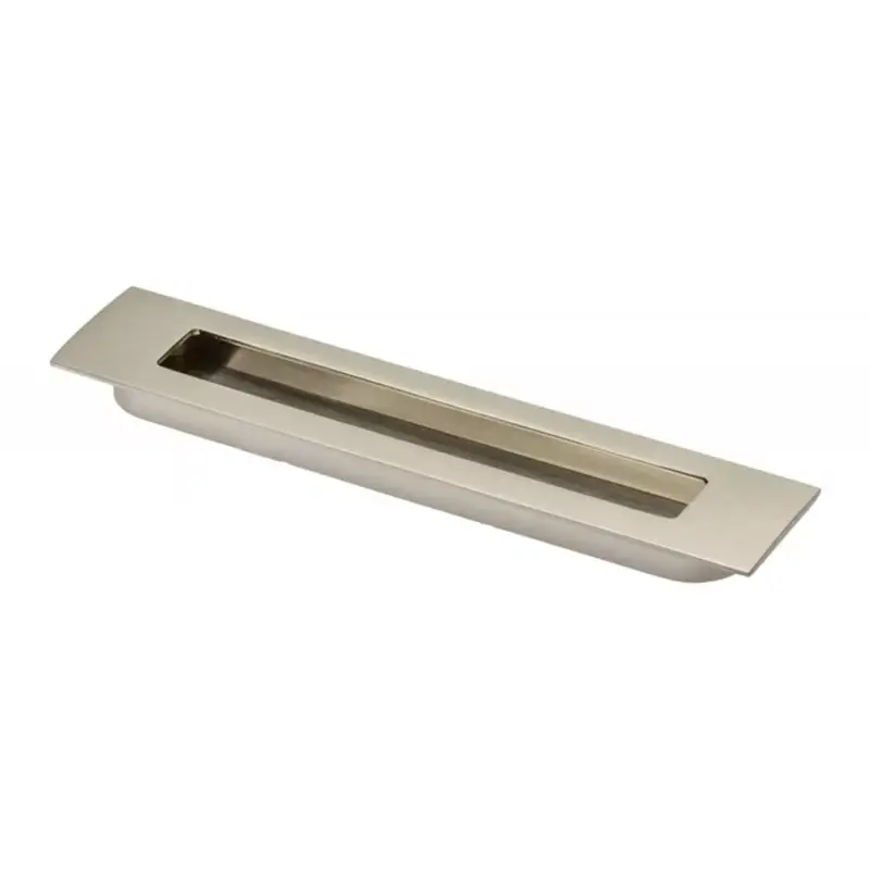 Népszerű Fogantyú UZ-E6-160-06 Inox tolóajtó kagyló süllyesztett nikkel