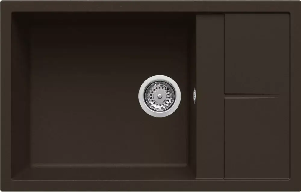 Ne maradj le Elleci Unico 310 gránit mosogató G59 Antracite 780x500/200mm
