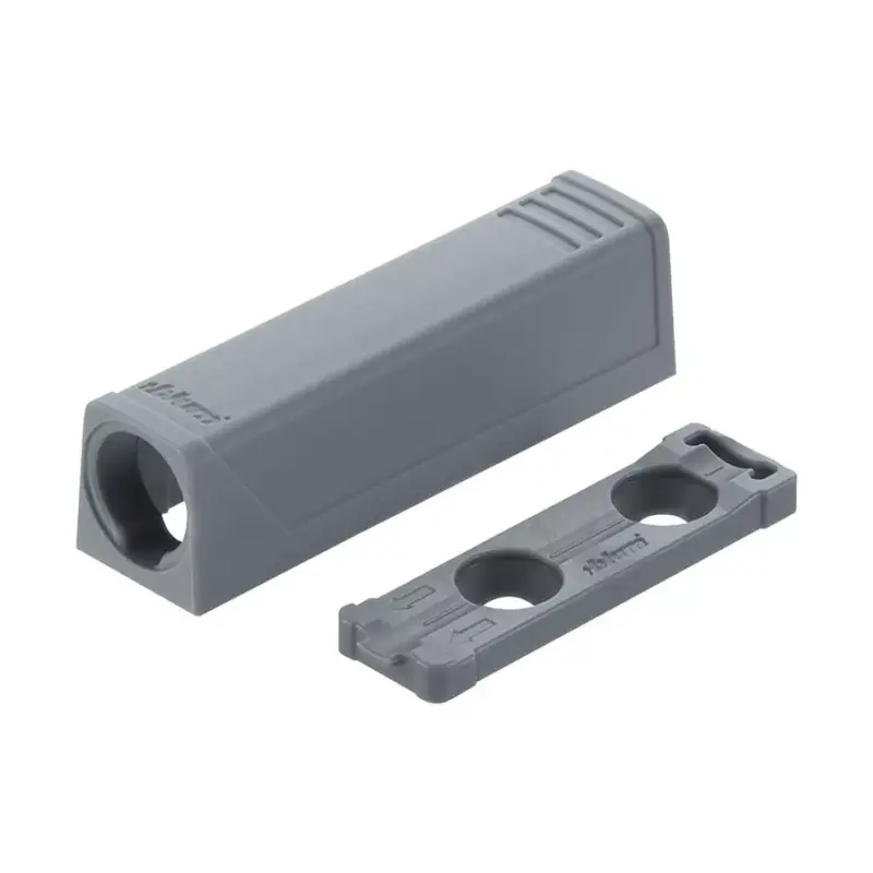 Ne maradj le B 956.1201 Tip-on egyenes adapter rövid, Szürke