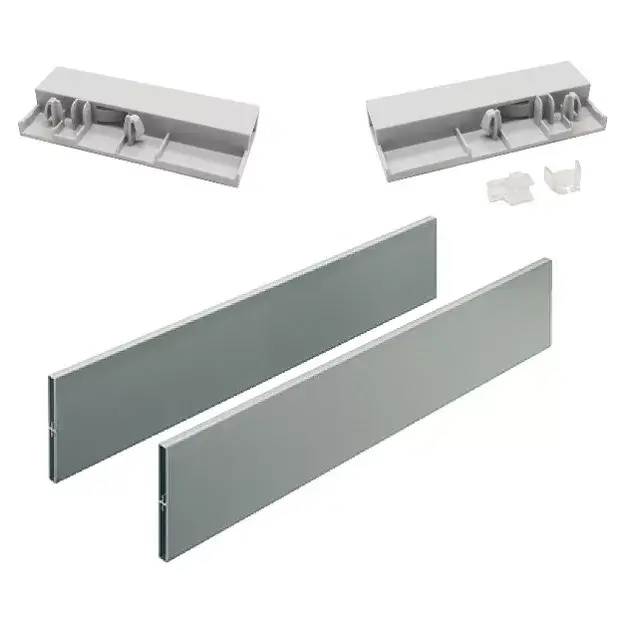 Alacsony ár Btandembox Antaro Z36D0080 + Z37A517D Szürke "D" befogó profil + fém oldal - KIFUTÓ!