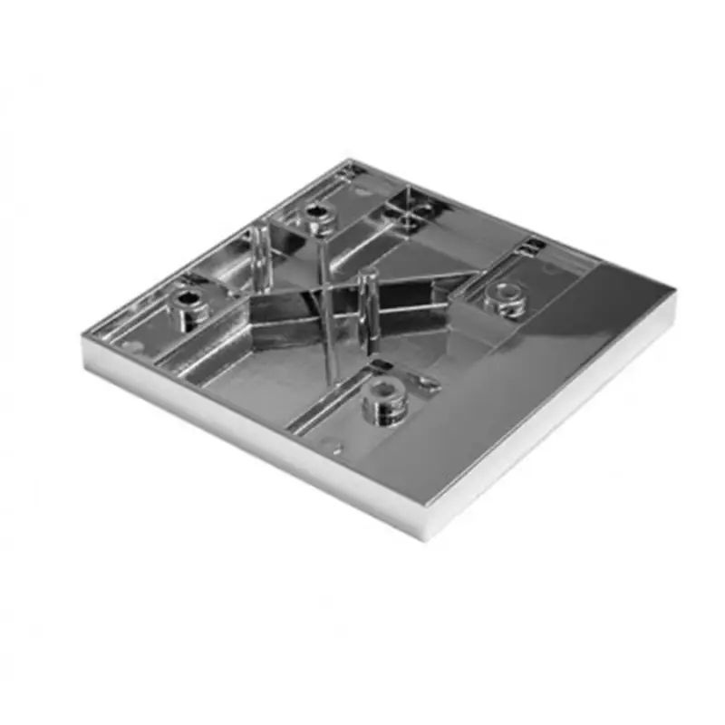 Szekrényláb 8248 96x96mm H=10mm 100kg KRÓM MŰANYAG Kedvezmény