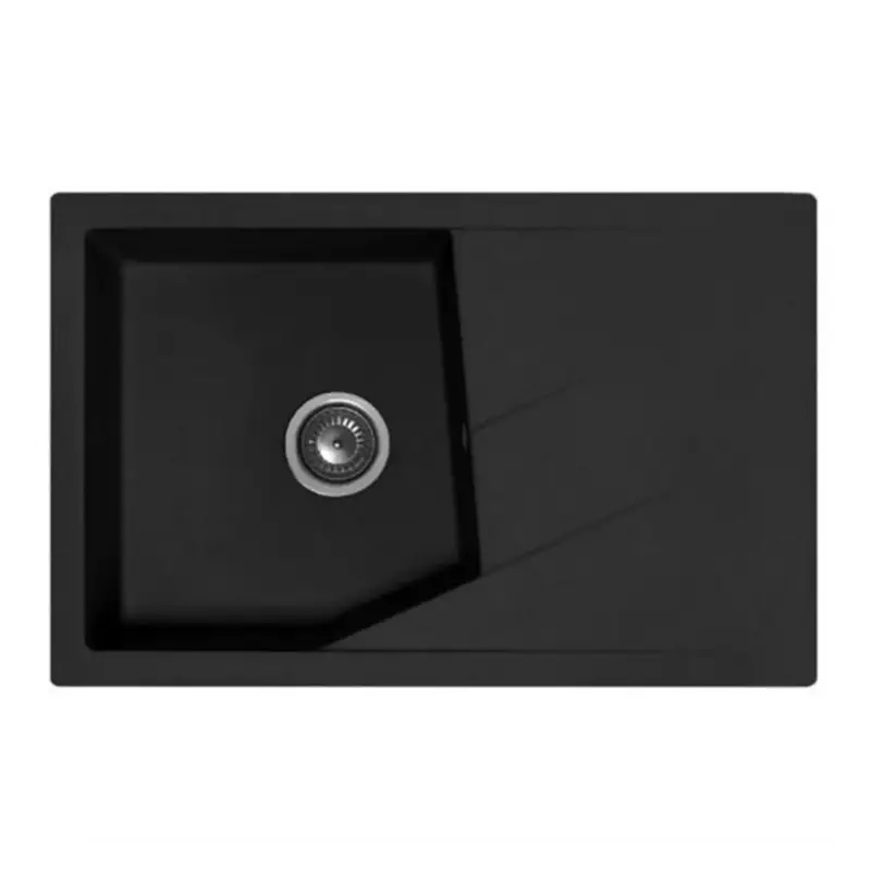 Bestseller Linea plus XGranit Fekete mosogató 780x500/190mm 188622