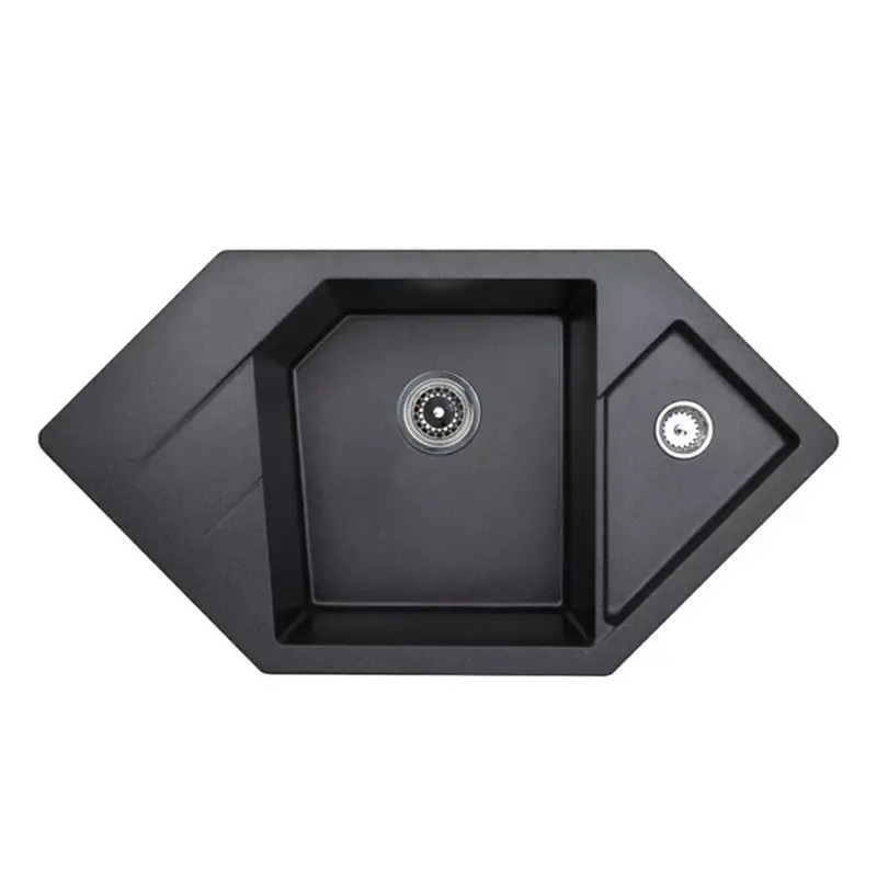 Biztonságos vásárlás Diamond XGranit Fekete mosogató 960x510/200/45mm 190590