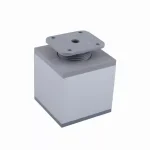 Szekrénylábak 60x60mm 60mm alumínium elox Kedvezmény