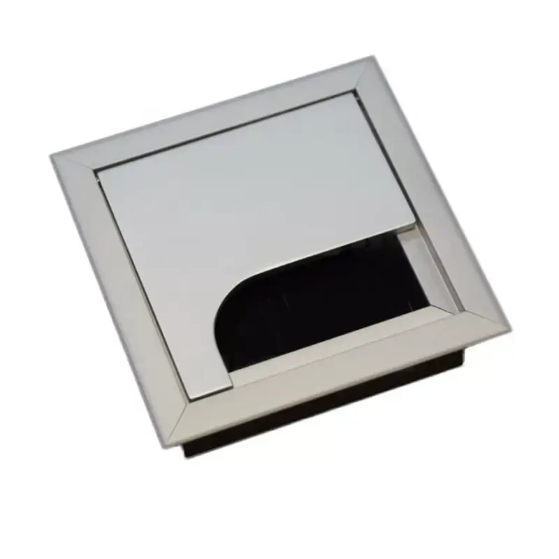 Kábelkivezető Fém 80x80mm Elox-Alu Kiárusítás