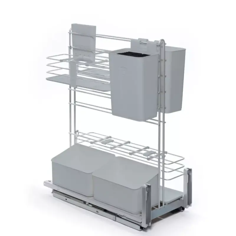 Vásárlói kedvenc Kesseböhmer CookingAGENT fémrács 260x489x625mm szürke