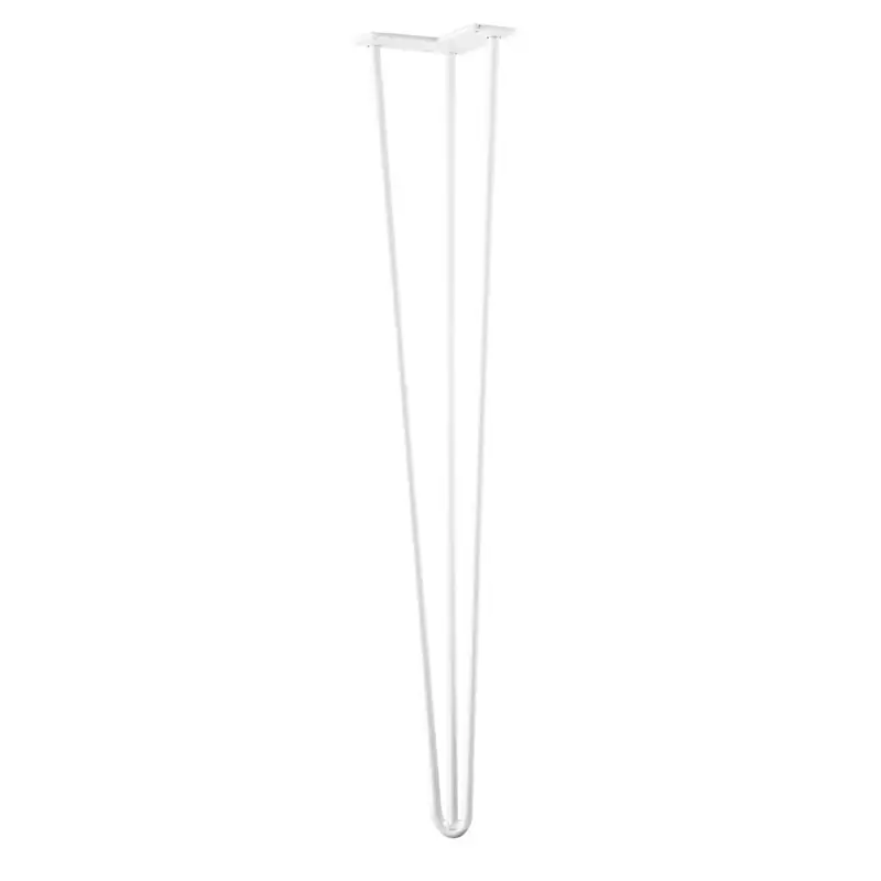 Gyors szállítás Asztalláb Drót 710mm Fehér STRONG 4db/grn