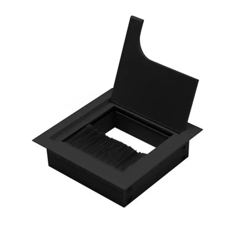 Kábelkivezető Fém 80x80mm Fekete Vásárlói kedvenc