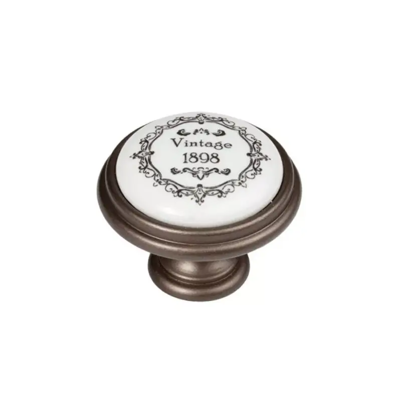 Vedd meg online Fogantyú P77.00.q3.g7g Barna-Elefántcsont-Vintage Fém/Porcelán