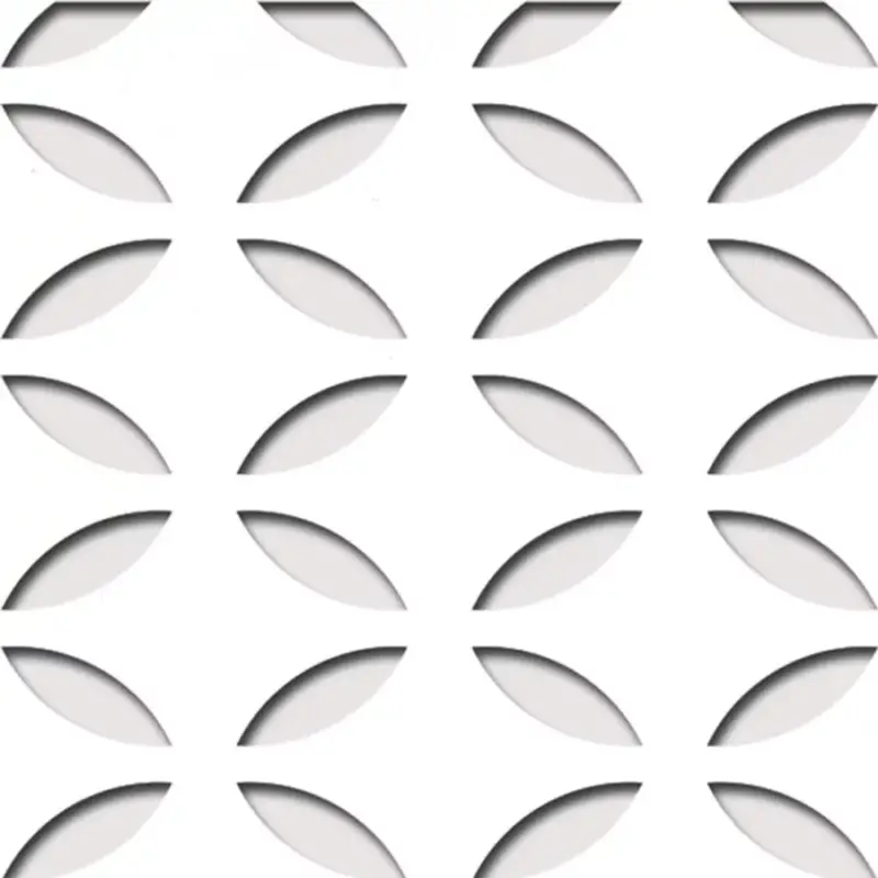 Kedvezmény Laccato-Hdf FARFALLE perforációval Krono 101 Fehér 1400x510x3mm