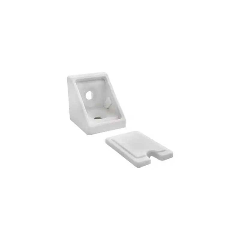 Polcrögzítő 21x21x20mm fehér Outlet