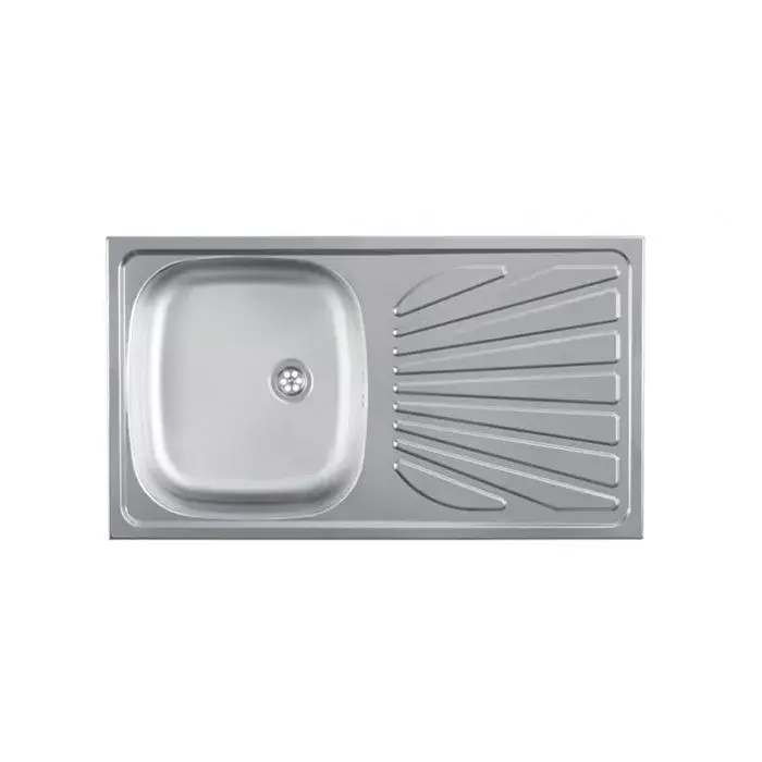 Szezonális akció Luna Flex 1D Inox mosogató 770x435/165mm 60mm lefolyó 122687