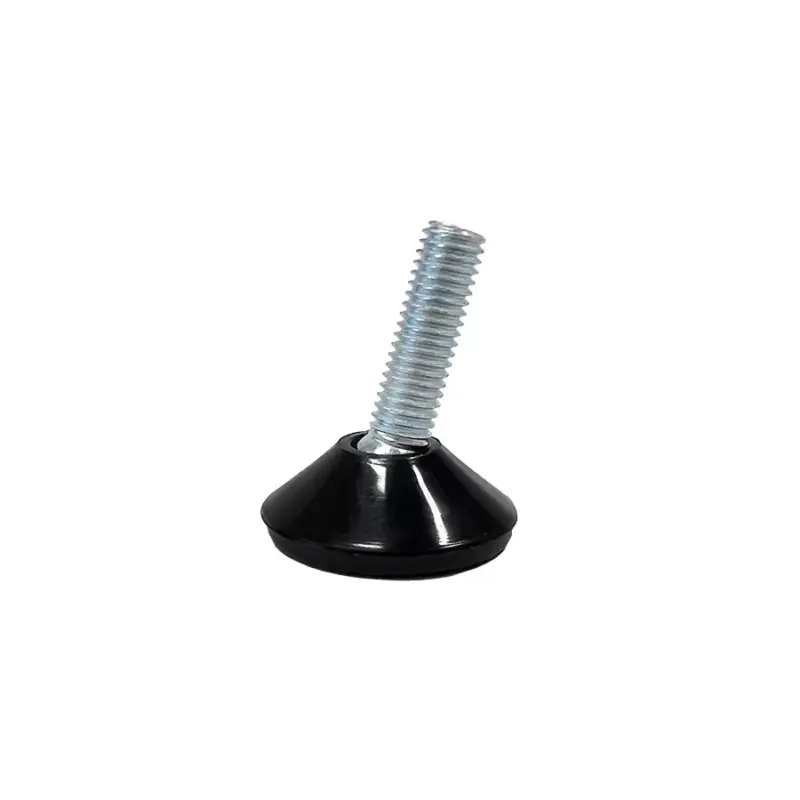 Expressz kézbesítés Szintezőláb csavar M8 3DP Csuklós önbeálló, talp:30mm, szár: M8x27mm, mag:38mm, 400kg