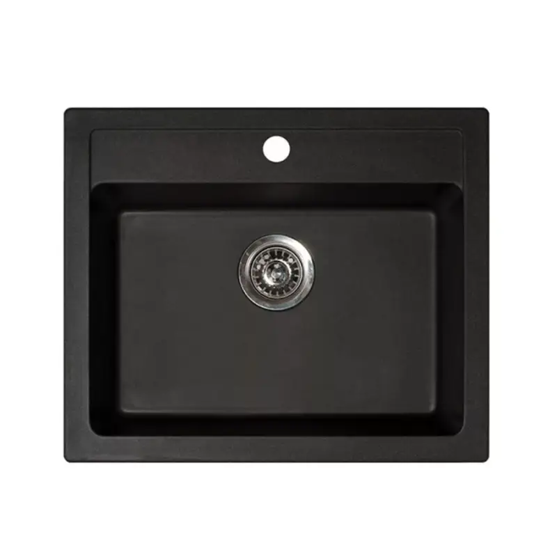Expressz szállítás Quadro 60 XGranit Fekete mosogató 600x500/195mm 161965
