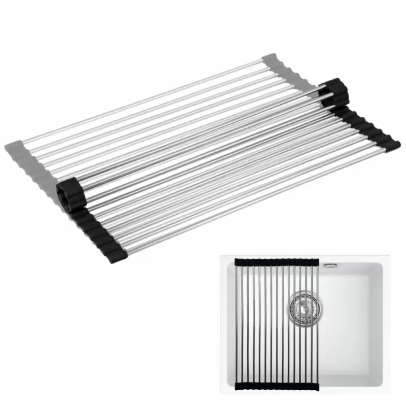 Ne maradj le Sink Quality Strong Csepegtető Roll-Up - Fekete/Króm 465x225mm