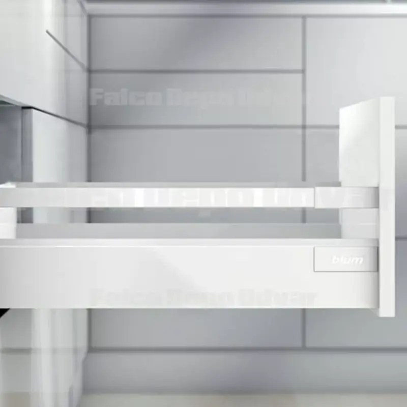 Különleges ajánlat Blum Fiókrendszer ANTARO TBM Szett B-350-1-korlát 30kg Fehér