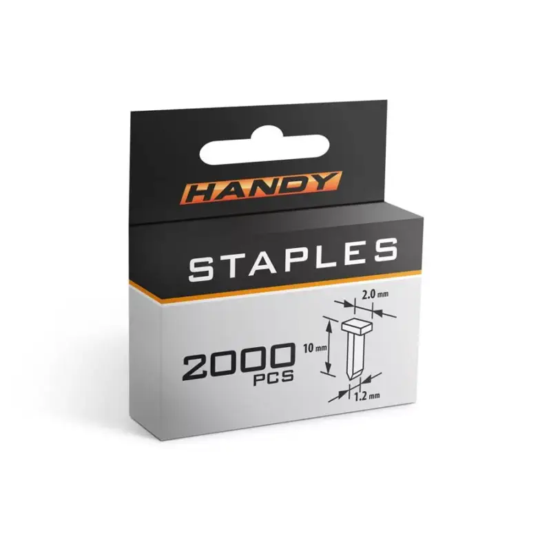 Különleges ajánlat Tűzőkapocs - 1,2 x 2 x 10 mm 2000 db Handy