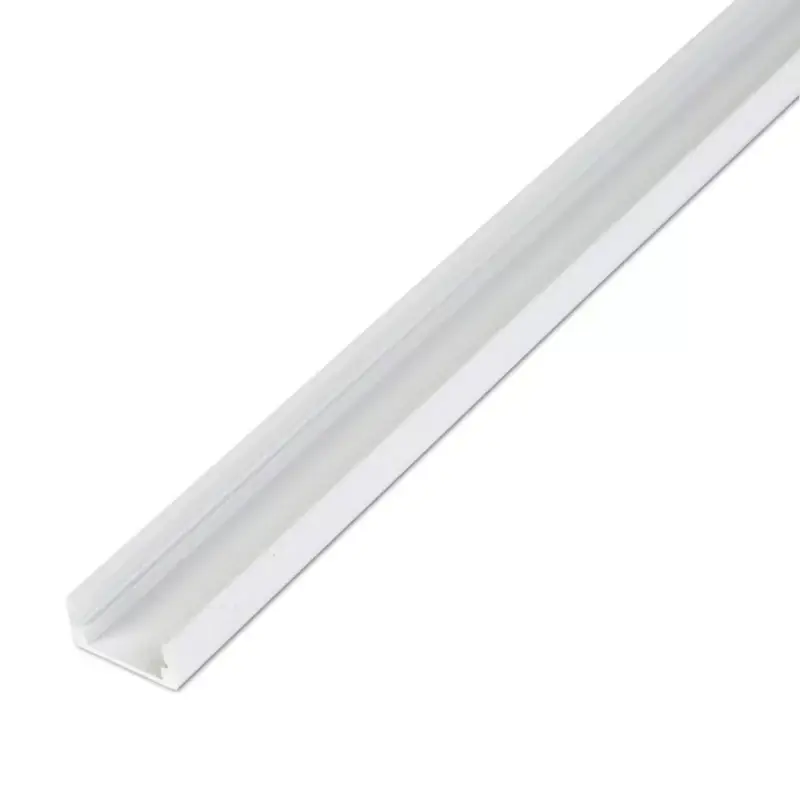 LED aluminium profil sín - 2000 x 17 x 8 mm - U profil - fehér Expressz szállítás