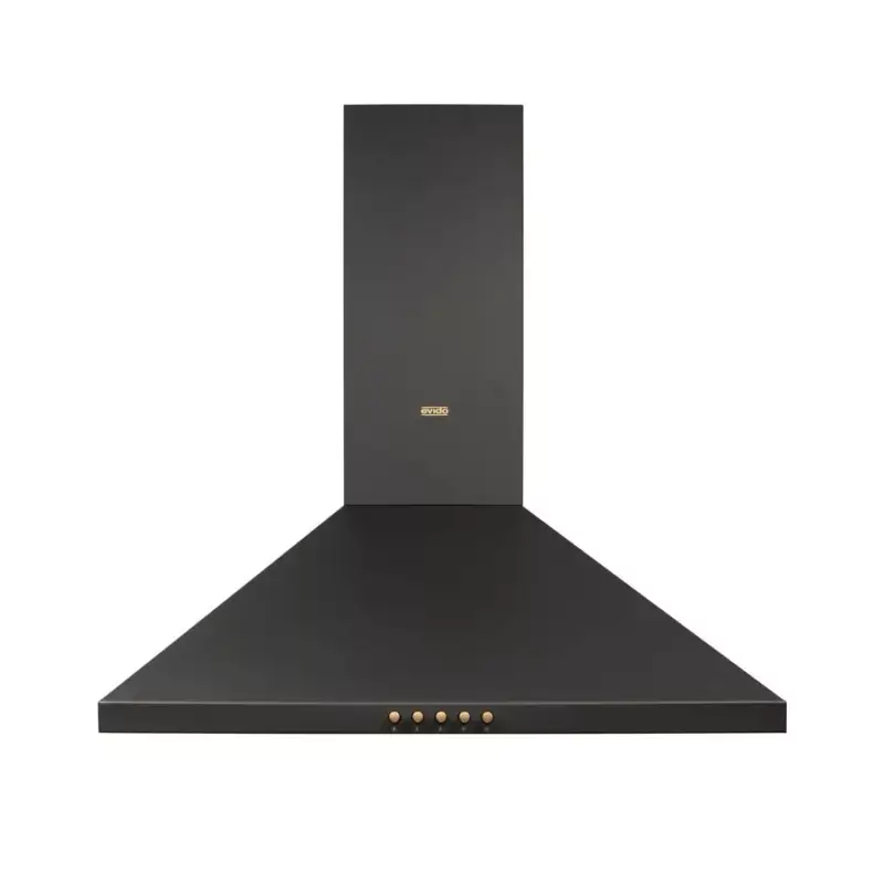 Legnépszerűbb EVIDO ONDA fali páraelszívó, kürtős, 60 cm Antracit/Bronz