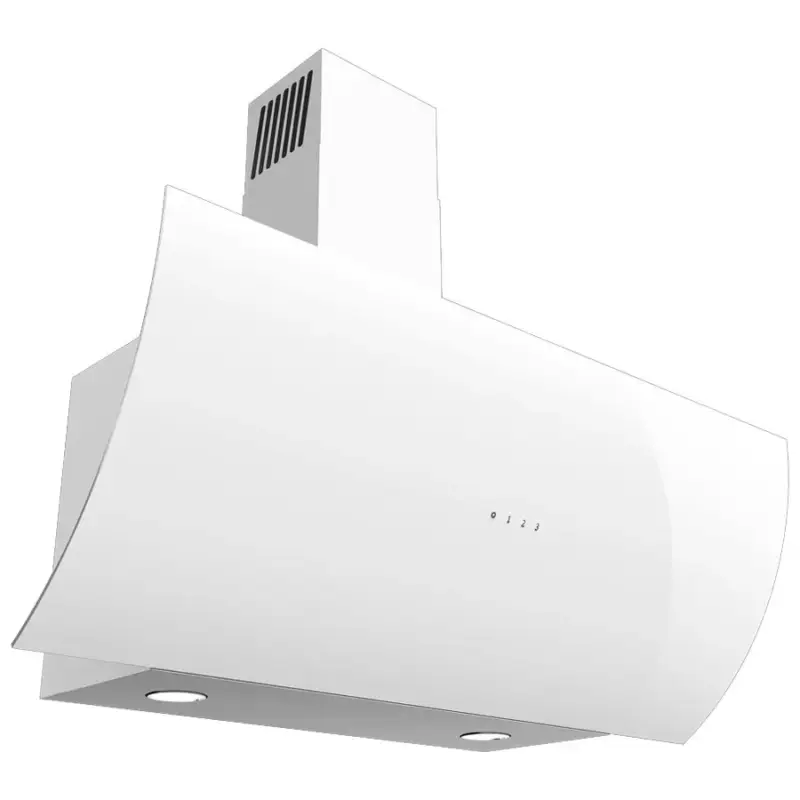 EVIDO CLIFF 90W vertikális páraelszívó,90cm, fehér üveg Árcsökkenés