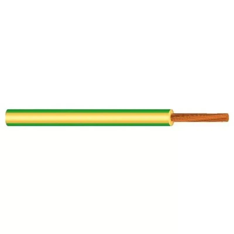 Kiárusítás MKH vezeték 1x2,5mm2 zöld-sárga PVC szigetelésű sodrott réz erű M-kh H07V-K (MKH)