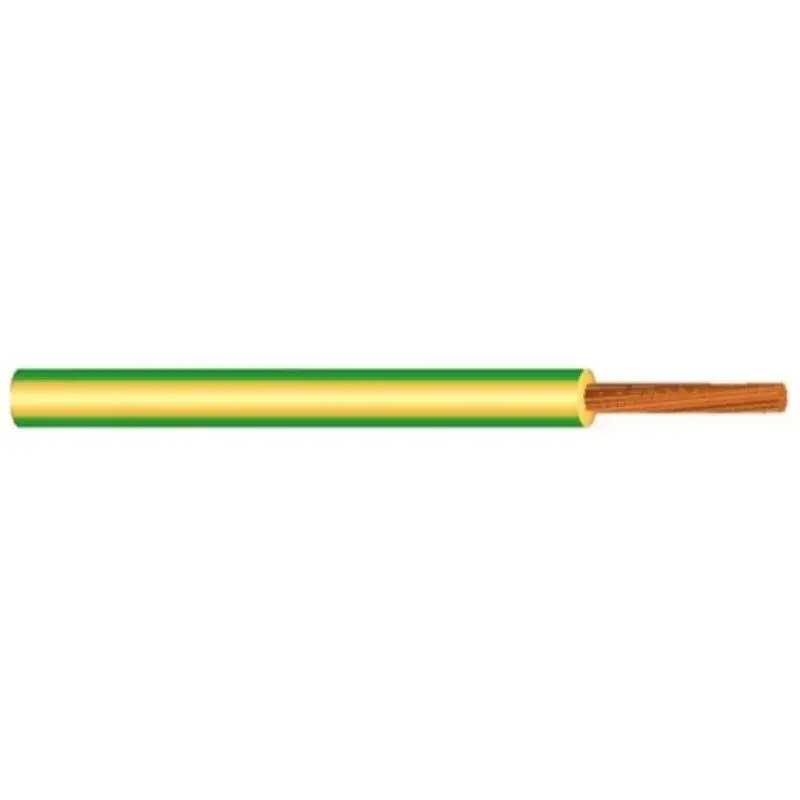MKH vezeték 1x4mm2 zöld-sárga PVC szigetelésű sodrott réz erű H07V-K (MKH) Akciós ár