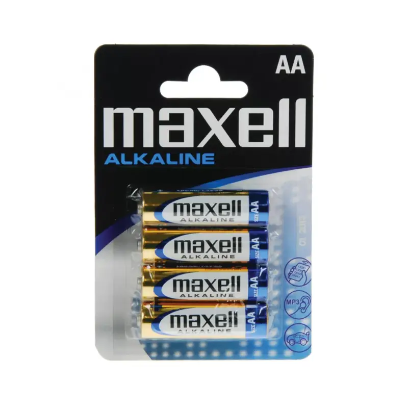Biztonságos vásárlás Maxell LR6 AA elem, alkáli, ceruza, 1,5V, 4 db/csomag, Maxell_LR6