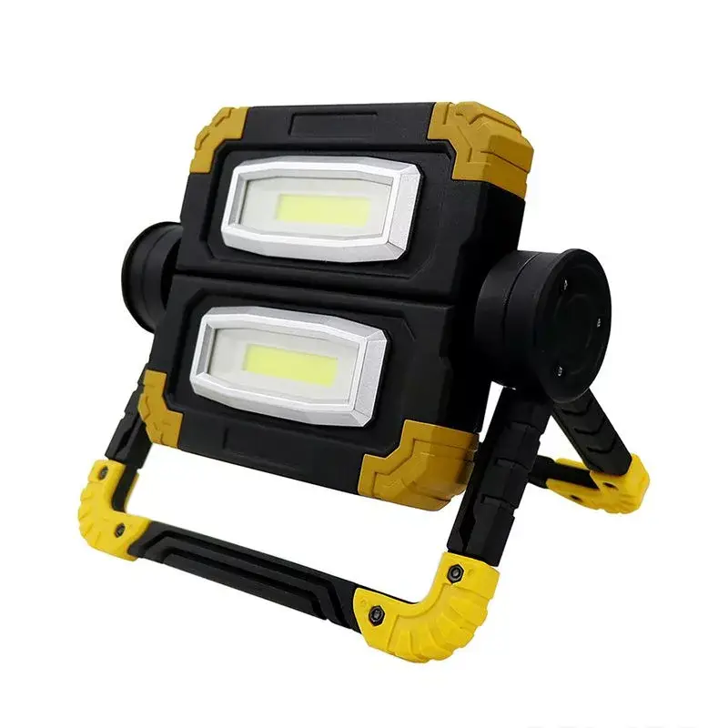 Nézd meg most DEL1556 LED reflektor 20W 6500K hordozható 850lm, IP54, akkumulátoros, forgatható fej