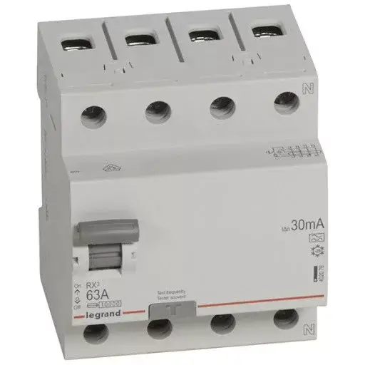 Legrand 402076 RX3 áram-védőkapcsoló 4P 63A A 30MA Legkelendőbb