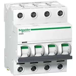 Schneider C50 kismegszakító A9F04450 A9 iC60N 4P 50A C 50A 4 pólusú Népszerű