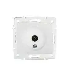 Prémium Kanlux 24743 DOMO 01-1300-002 fehér antenna csatlakozó TV aljzat, végzáró