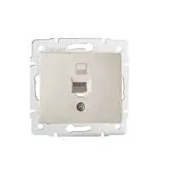 Kanlux 24812 DOMO 01-1390-003 krém adatcsatlakozó aljzat (RJ45 Cat 5e Jack) Nézd meg most
