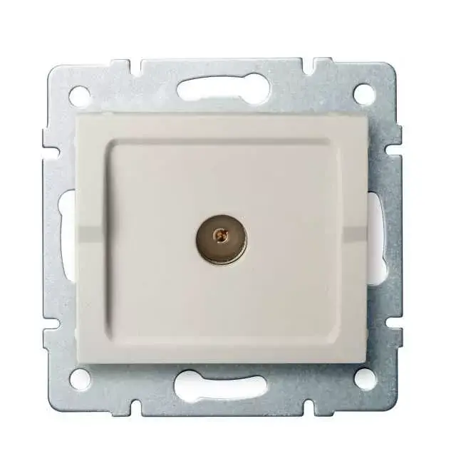 Kanlux 25157 LOGI 02-1300-003 krém antenna csatlakozó TV aljzat, végzáró Biztonságos vásárlás