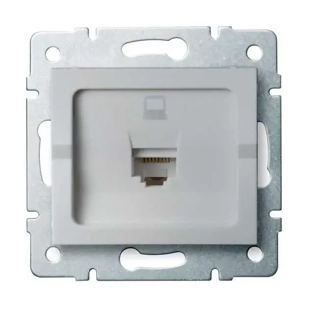 Rendeld meg most Kanlux 25227 LOGI 02-1400-043 ezüst adatcsatlakozó aljzat (RJ45 Cat 6 Jack)